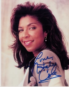 Natalie Cole signed photo