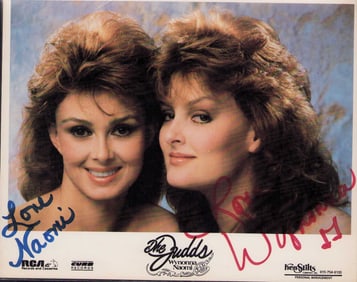 The Judds signed photo
