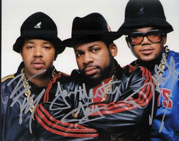 Run DMC signed photo