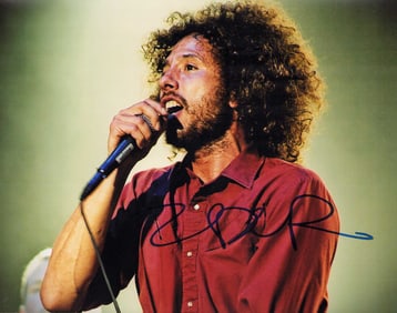 Zach De la Rocha signed photo