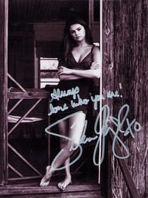 Selena Gomez signed photo