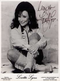 Loretta Lynn signed photo