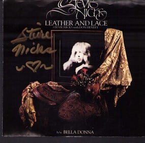 Stevie Nicks signed 45rpm picture sleeve and record