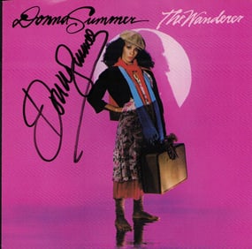 Donna Summers signed 45rpm picture sleeve and record