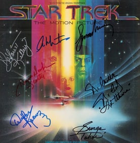 Star Trek the Motion Picture cast signed LP