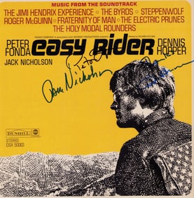Easy Rider cast signed soundtrack LP