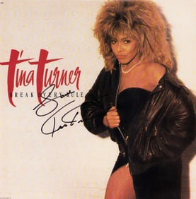 Tina Turner signed LP