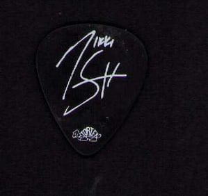 Nikki Sixx stage used guitar pick