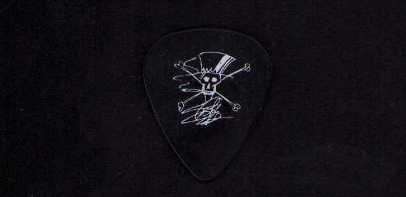 Slash stage used guitar pick