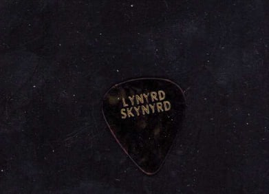 Lynyrd Skynyrd rare stage used guitar pick