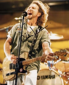 Eddie Vedder signed photo