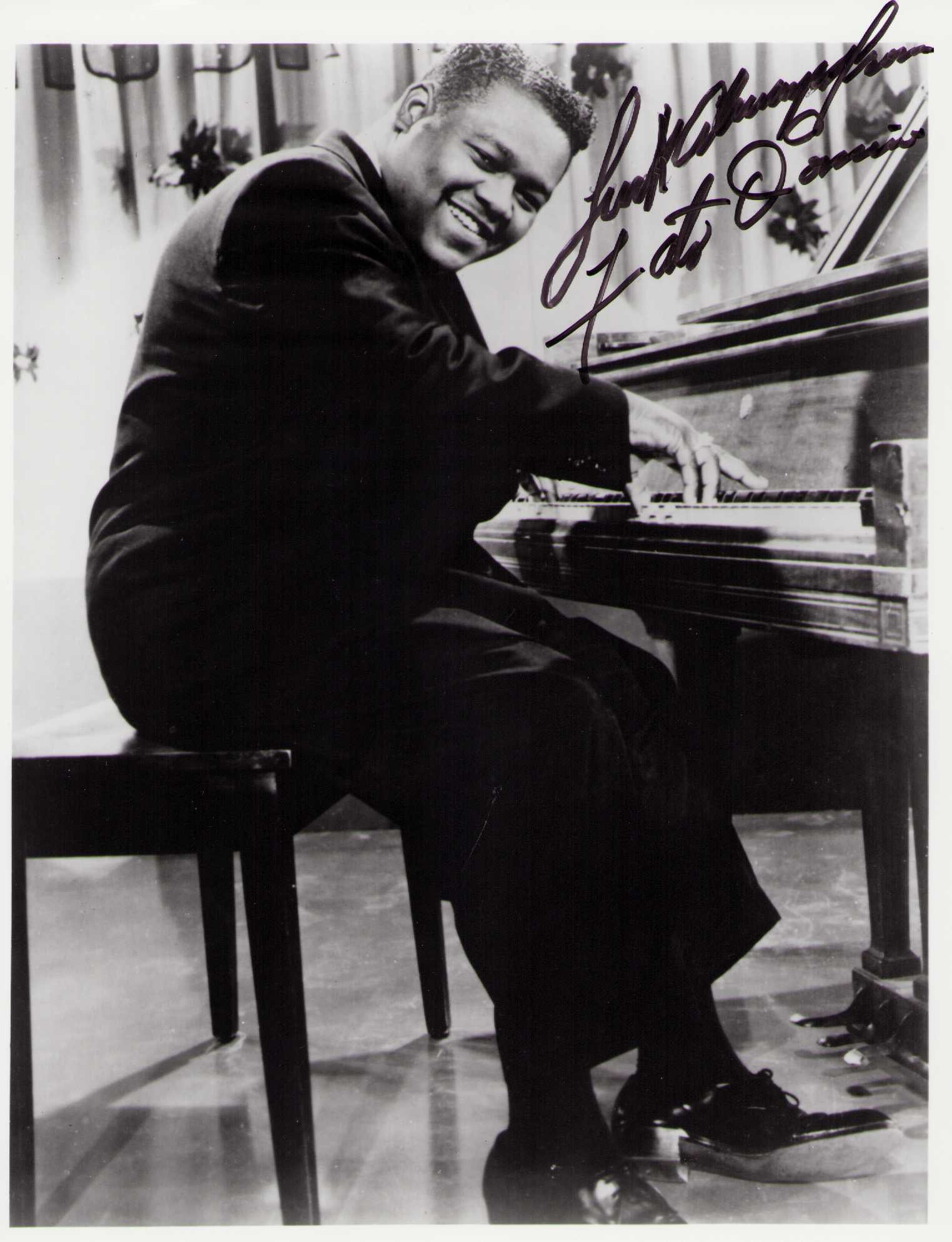 Fats Domino signed photo (1 of 1)