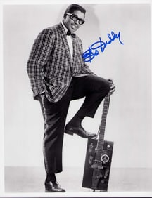 Bo Diddley signed photo