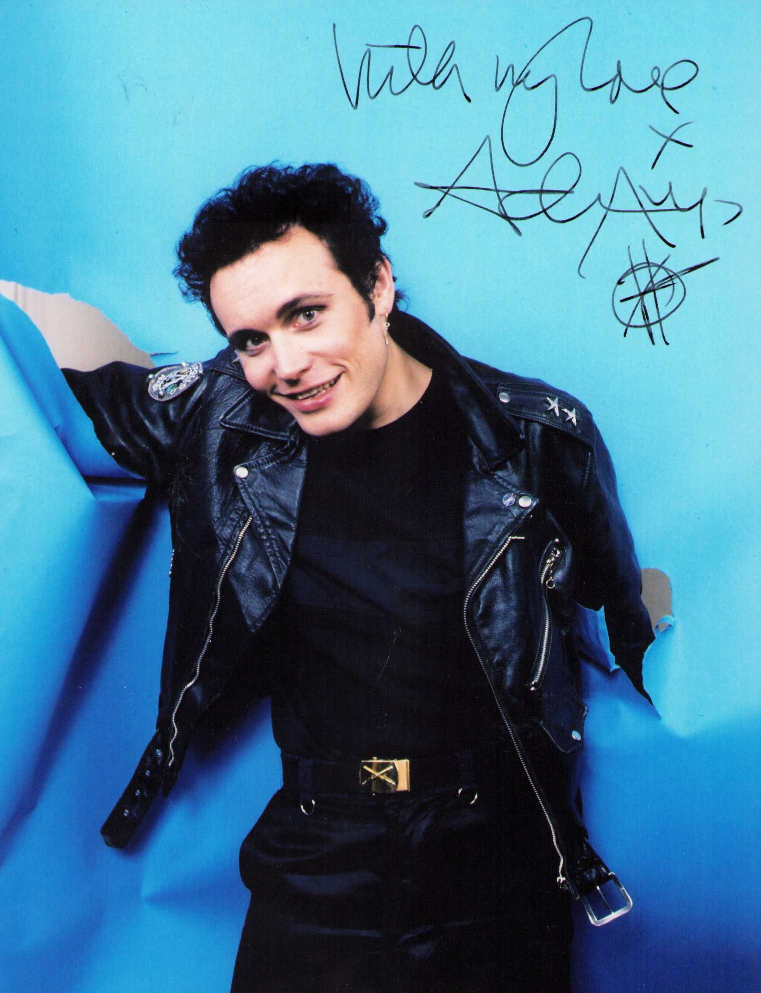 Adam Ant signed photo (1 of 1)
