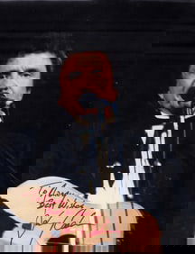 Johnny Cash signed photo