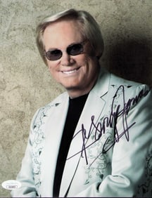George Jones signed photo