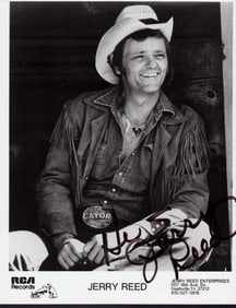 Jerry Reed signed photo