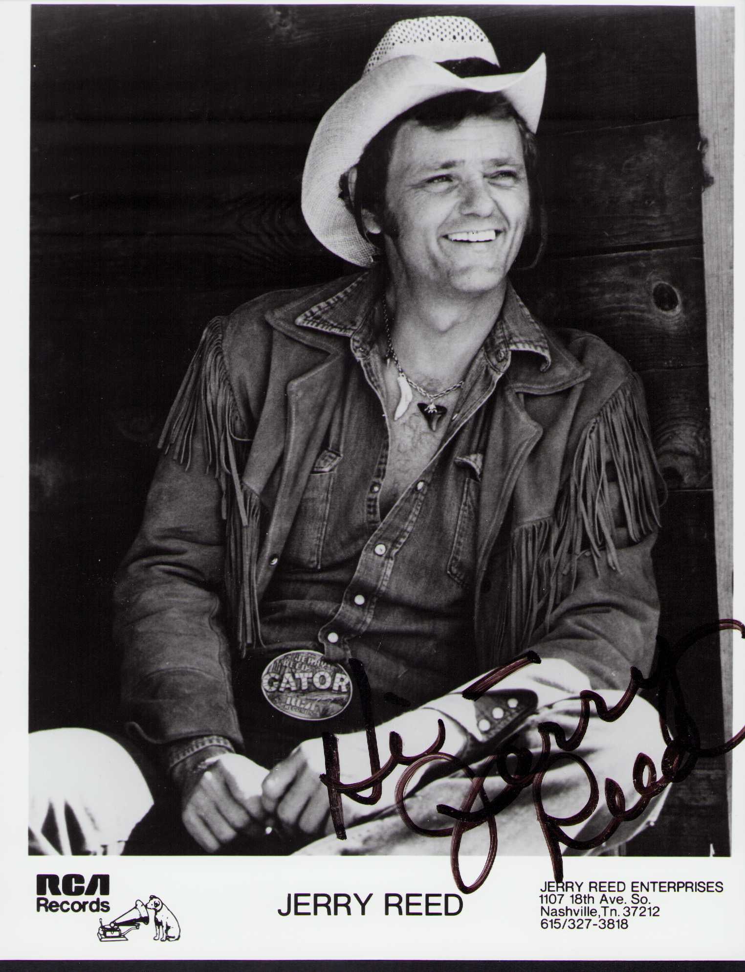 Jerry Reed signed photo (1 of 1)