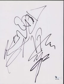 Motley Crue set of signatures