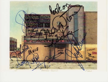 Rock n Roll HOF signed photo