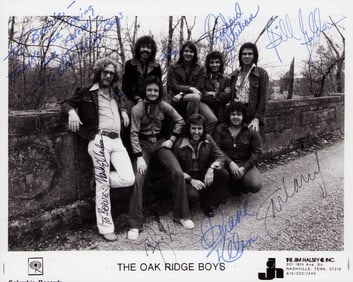 The Oak Ridge Boys signed photo