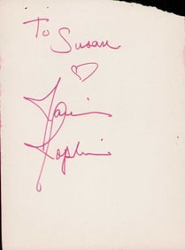 Janis Joplin signature