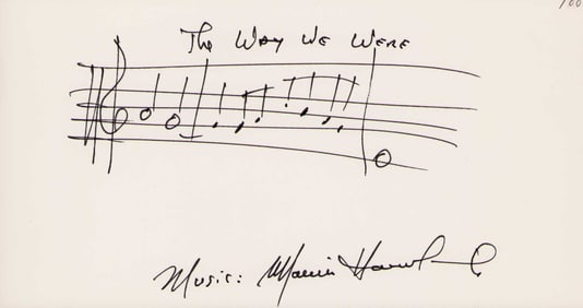 Marvin Hamlisch The Way We Were AMQS