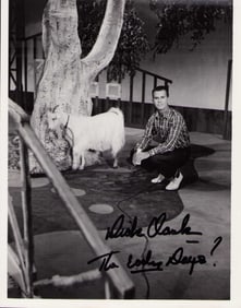Dick Clark signed photo