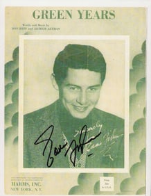 Eddie Fisher signed photo