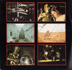 Star Wars RARE Promo soundtrack signed by stars AT PREMIERE