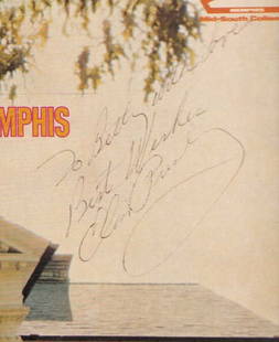 Elvis Presley RARE perhaps last signed LP !: Perhaps his last LP ever signed he did a radio interview in a nearby station signing this his last LP to the interviewer kept in the family for ALL these years until now nice dark signature with long