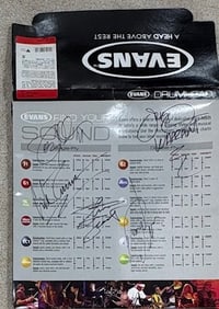 Warrant signed drumhead box