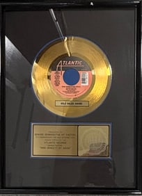 Bette Midler Wings Beneath my Wings RIAA gold record award