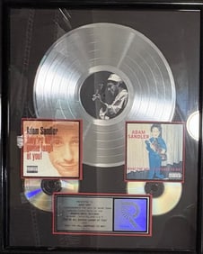 Adam Sandler RIAA record award