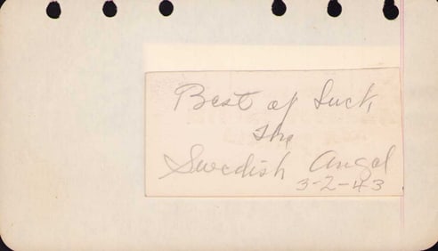 The Swedish Angel signature