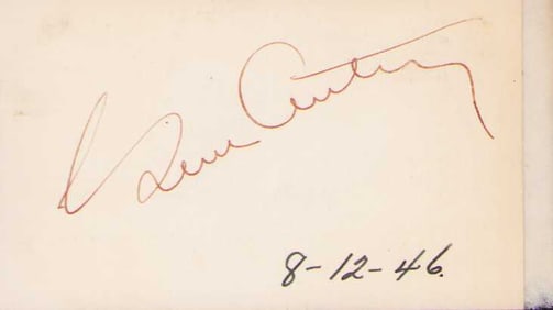 Gene Autry early signature