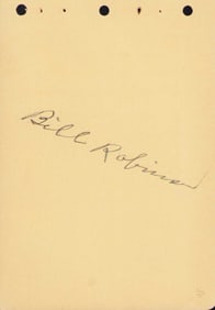 Bill Robinson signature