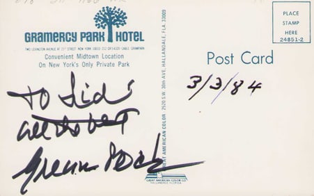 Gregory Peck signature