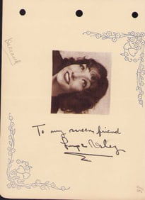 Lupe Velez signature
