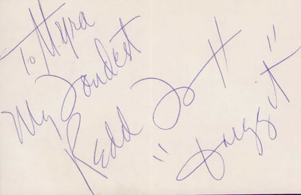 Redd Foxx signature