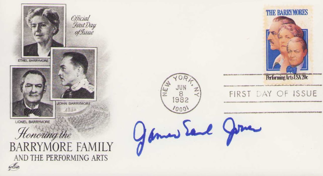 James Earl Jones Star Wars signed FDC (1 of 1)