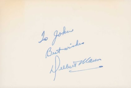 Delbert Mann signature
