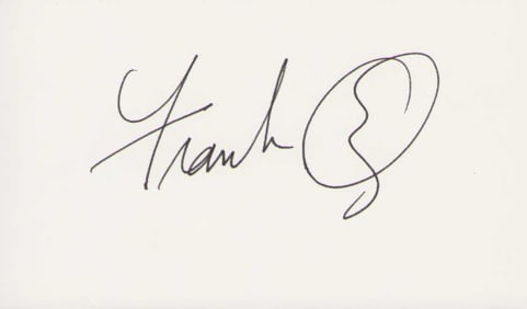 Frank Oz signature