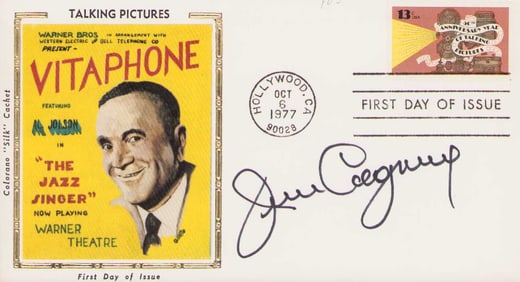 Jimmy Cagney signed FDC