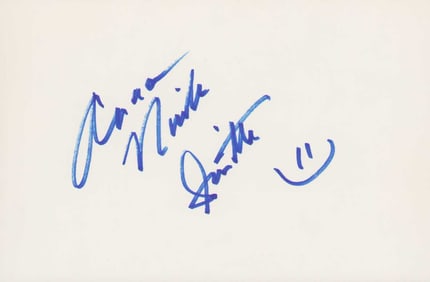 Anna Nicole Smith signature