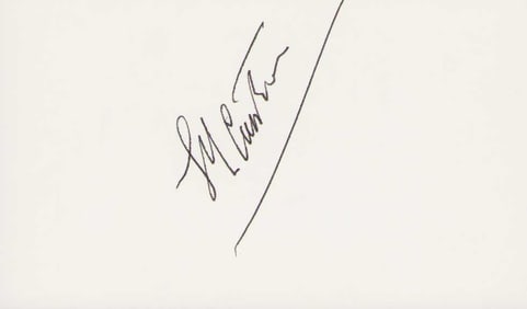 Jacques Cousteu signature