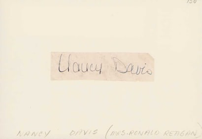 Nancy Davis signature