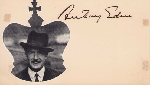 Anthony Eden signature