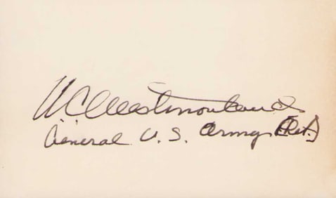 General Westmoreland signature
