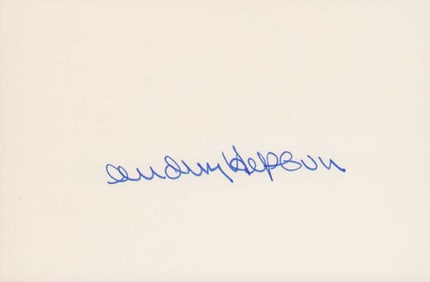 Audrey Hepburn signature